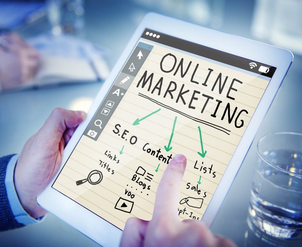 Effective online marketing attracts customers